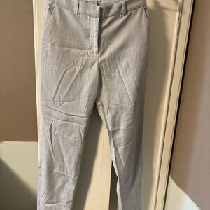 H&M Light Gray Checkered Pants size 2